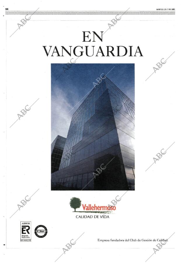 ABC MADRID 20-07-1999 página 66
