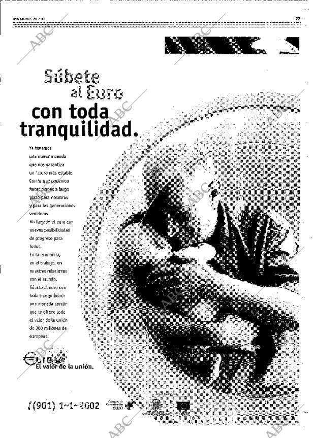 ABC MADRID 20-07-1999 página 77