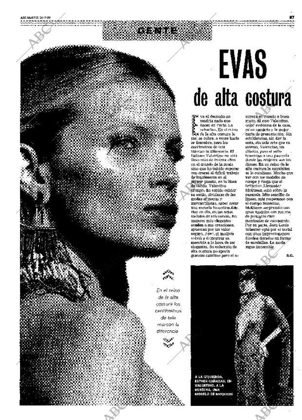 ABC MADRID 20-07-1999 página 87