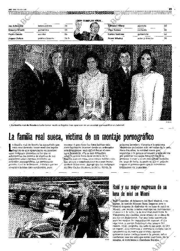 ABC MADRID 20-07-1999 página 89