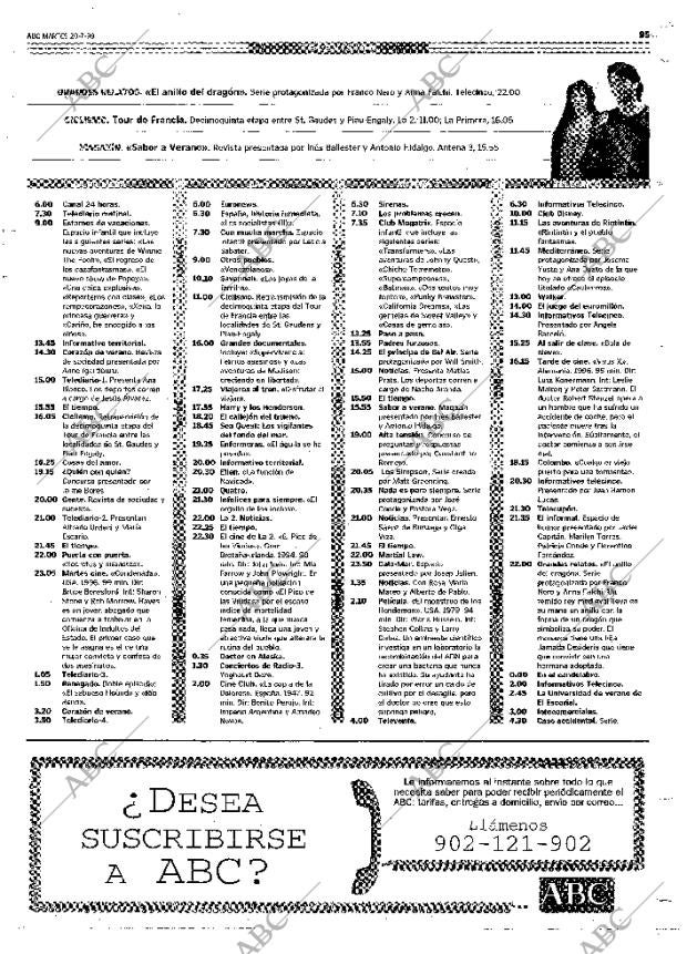ABC MADRID 20-07-1999 página 95