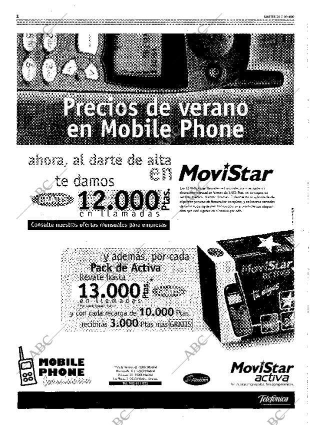 ABC MADRID 20-07-1999 página 98