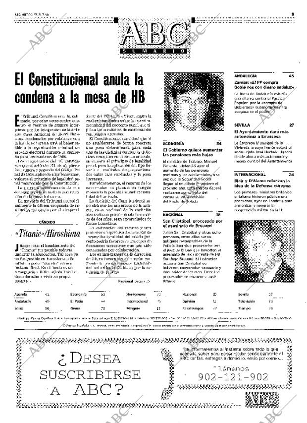 ABC SEVILLA 21-07-1999 página 9