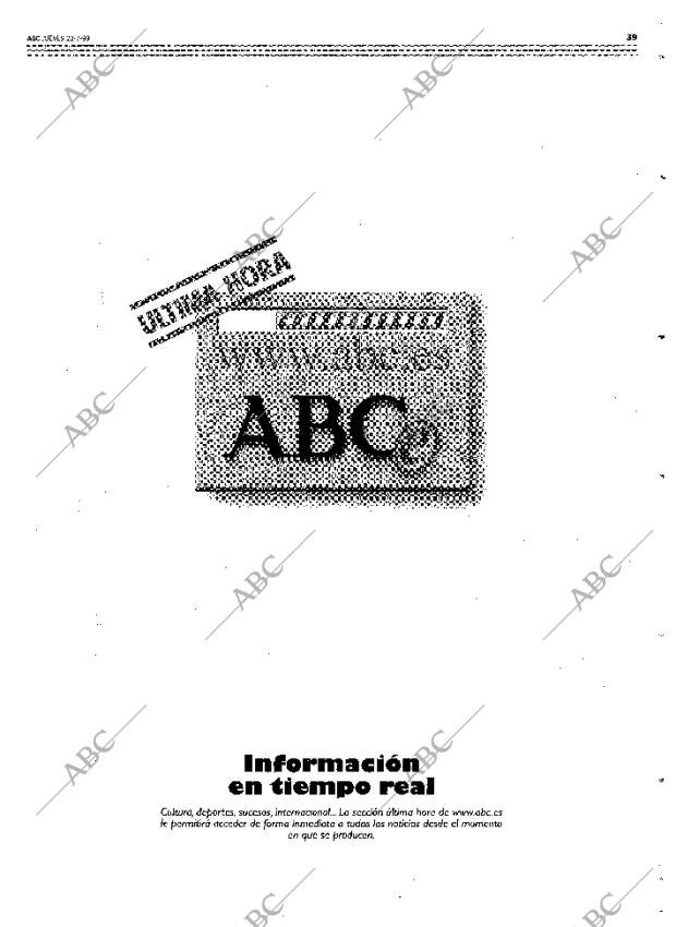 ABC MADRID 22-07-1999 página 119