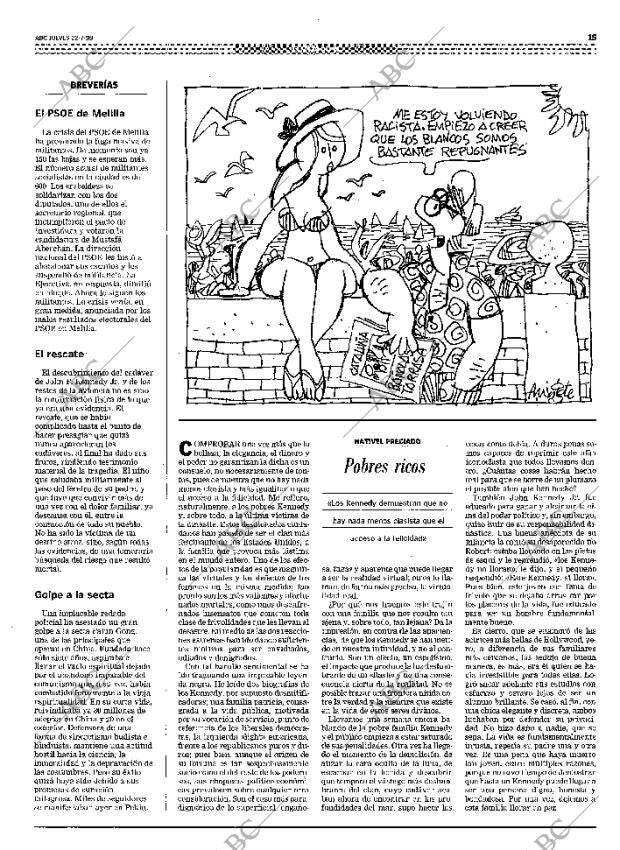 ABC MADRID 22-07-1999 página 15
