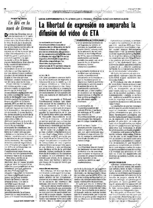 ABC MADRID 22-07-1999 página 18