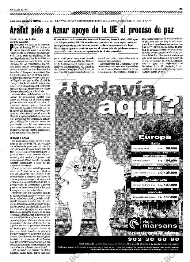 ABC MADRID 22-07-1999 página 25