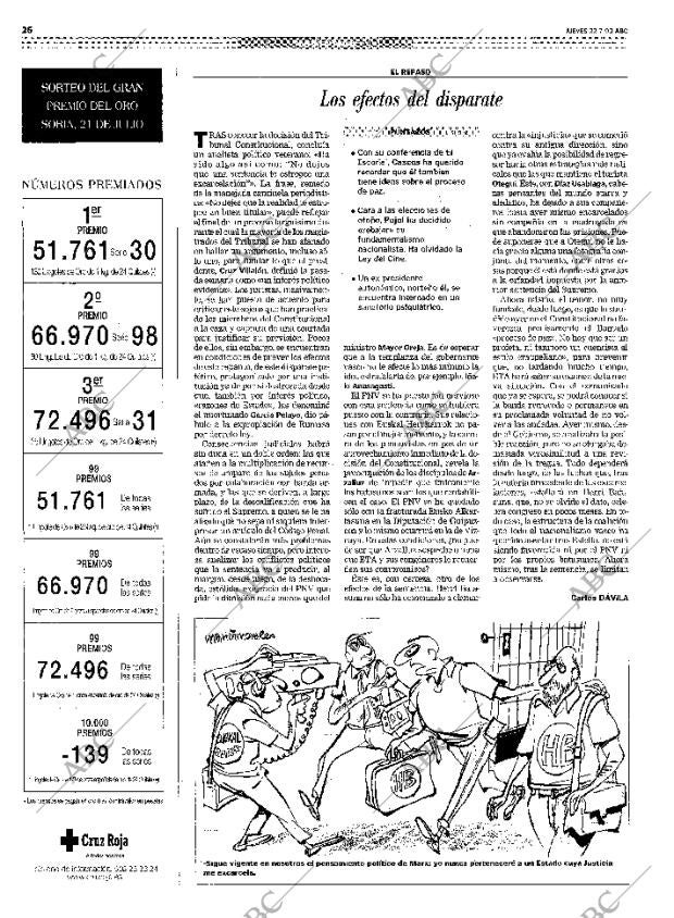ABC MADRID 22-07-1999 página 26