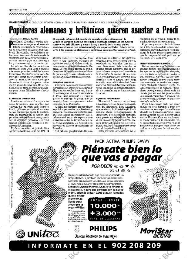 ABC MADRID 22-07-1999 página 29