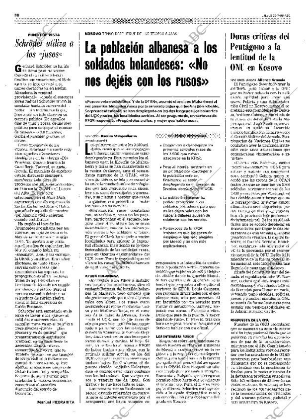 ABC MADRID 22-07-1999 página 30