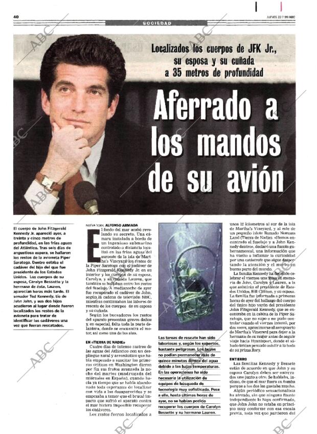 ABC MADRID 22-07-1999 página 40