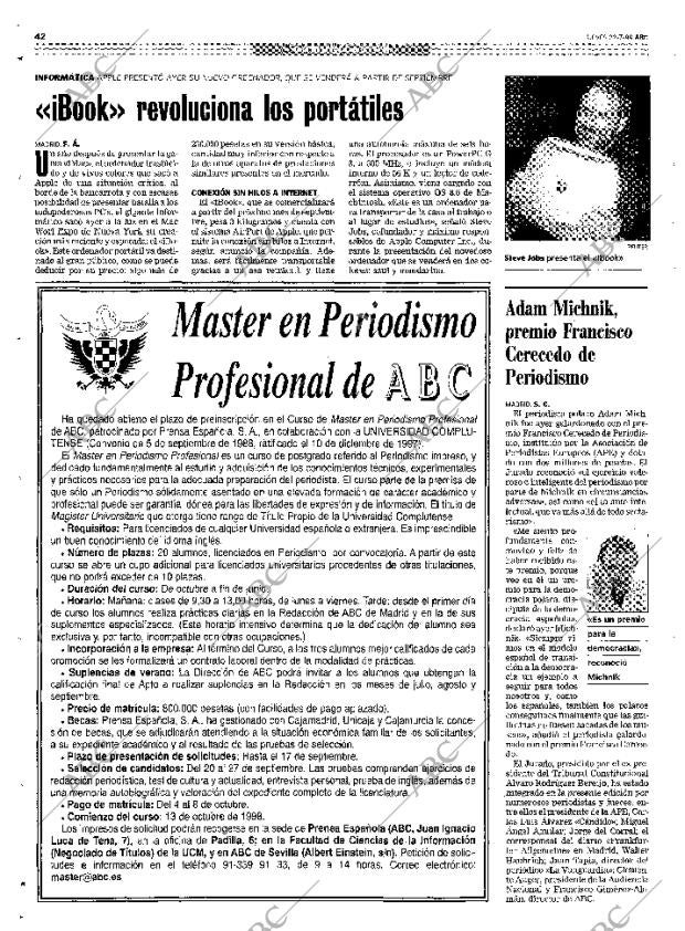 ABC MADRID 22-07-1999 página 42