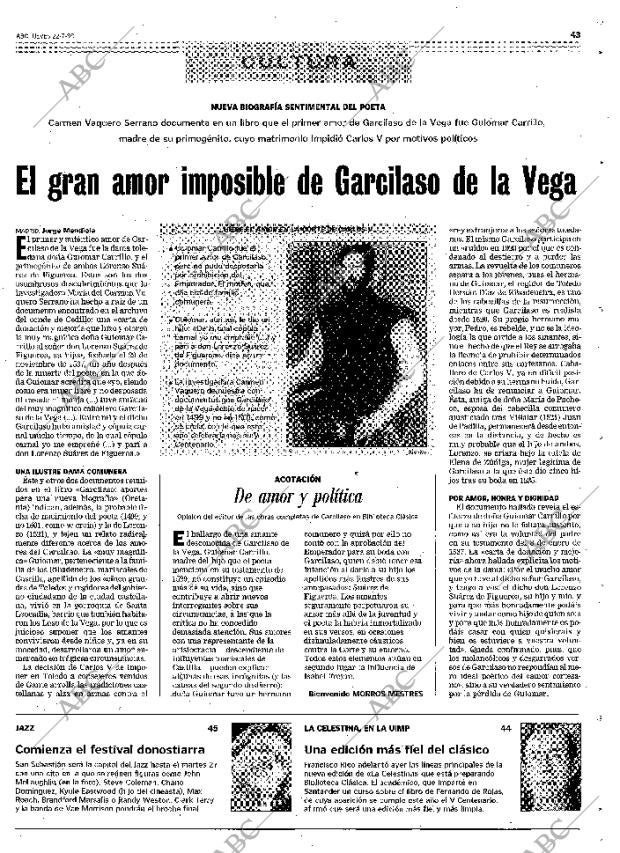 ABC MADRID 22-07-1999 página 43