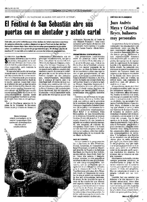 ABC MADRID 22-07-1999 página 45