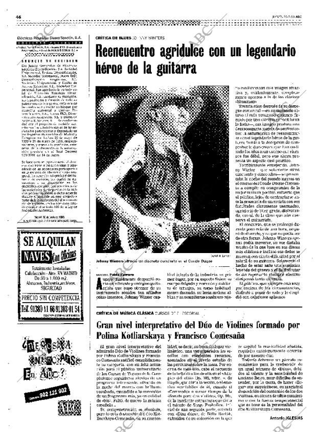 ABC MADRID 22-07-1999 página 46