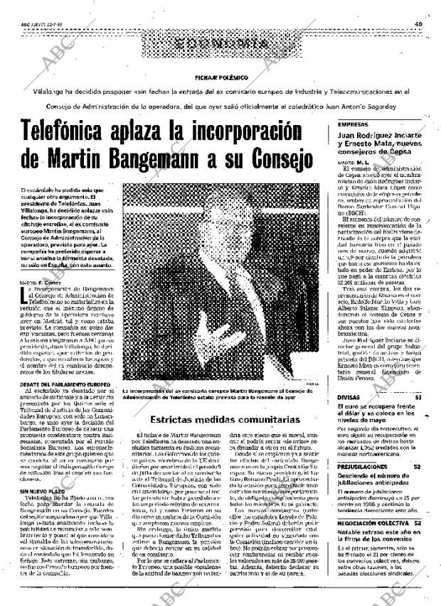 ABC MADRID 22-07-1999 página 49