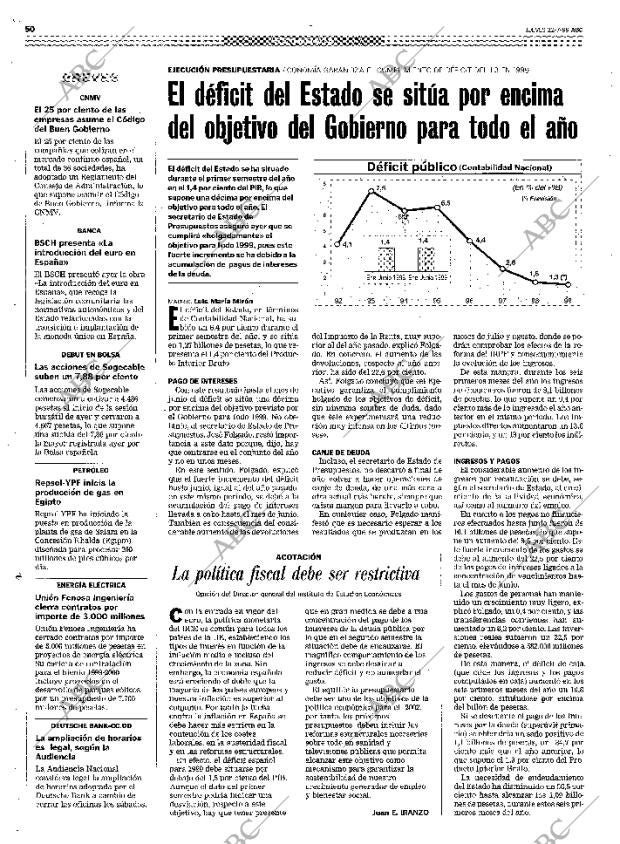 ABC MADRID 22-07-1999 página 50