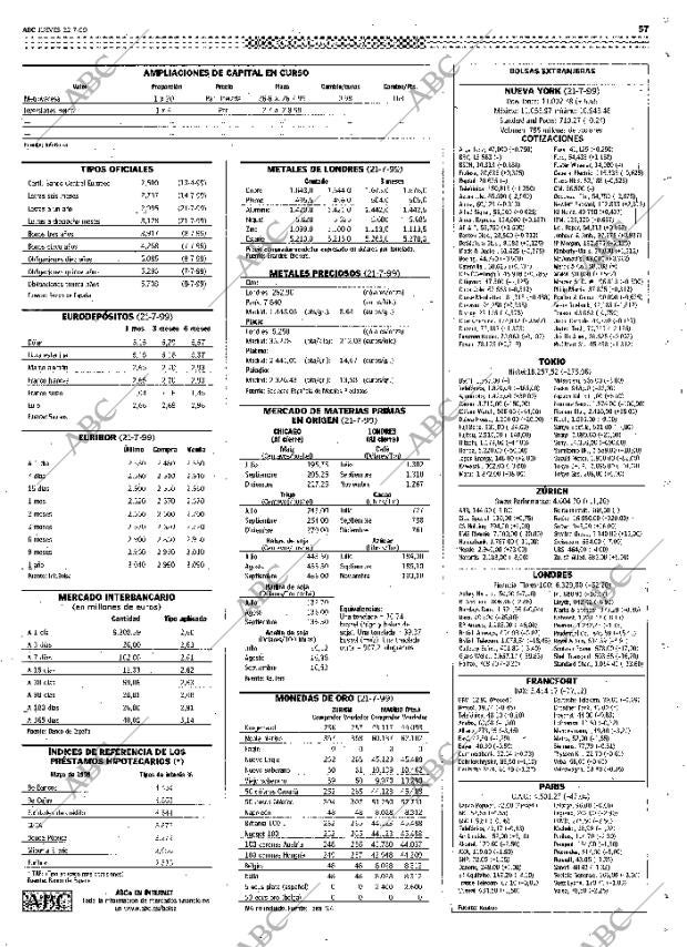 ABC MADRID 22-07-1999 página 57