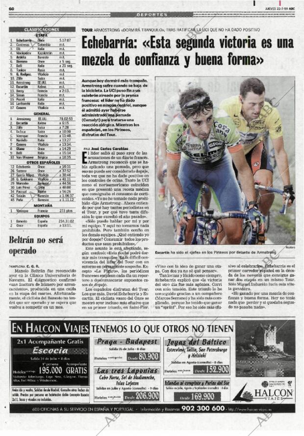 ABC MADRID 22-07-1999 página 60