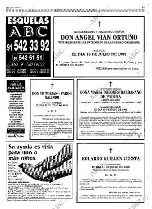 ABC MADRID 22-07-1999 página 67
