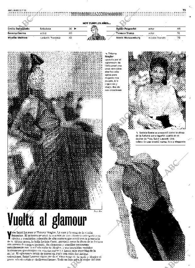 ABC MADRID 22-07-1999 página 73