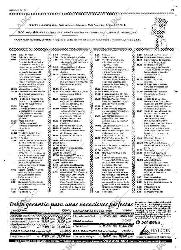 ABC MADRID 22-07-1999 página 79