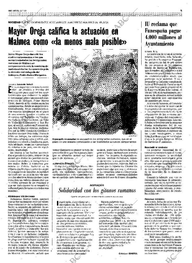 ABC MADRID 22-07-1999 página 85