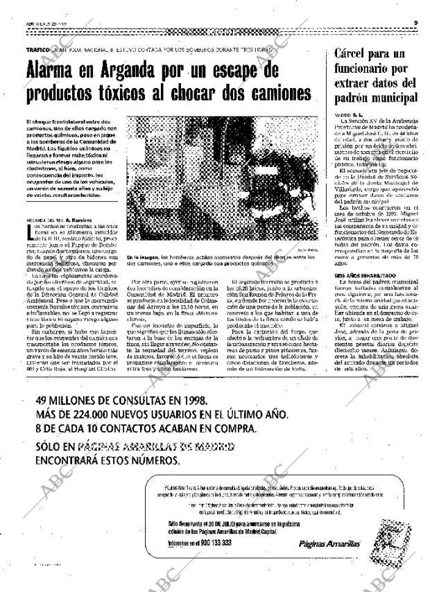 ABC MADRID 22-07-1999 página 89