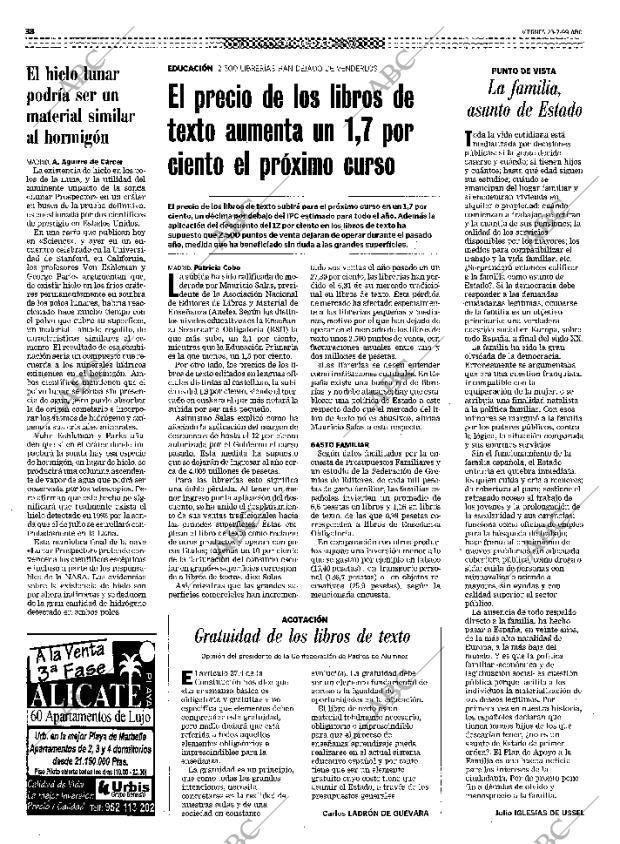 ABC MADRID 23-07-1999 página 38