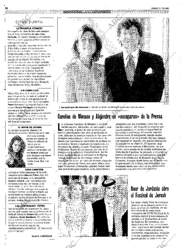 ABC MADRID 23-07-1999 página 76