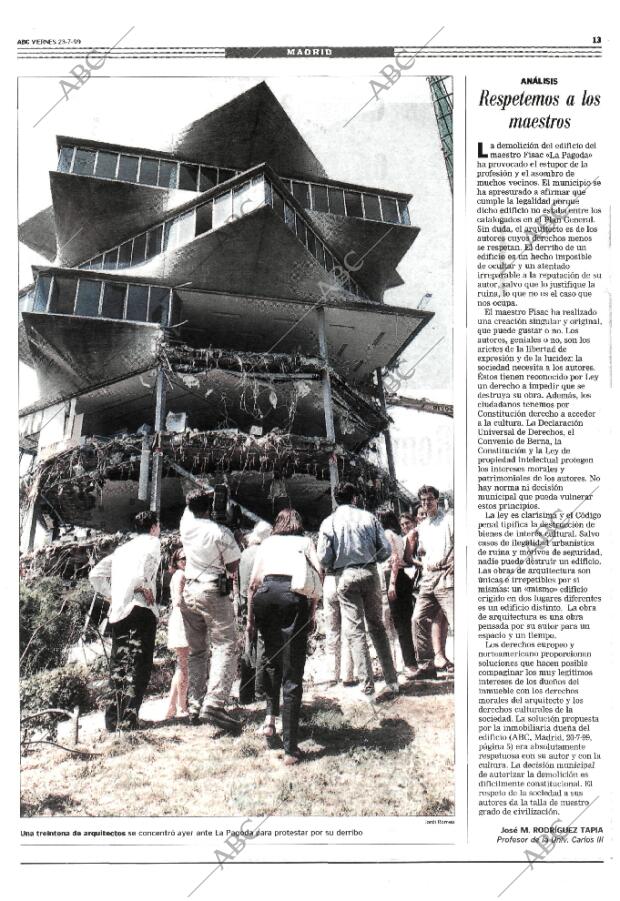 ABC MADRID 23-07-1999 página 97
