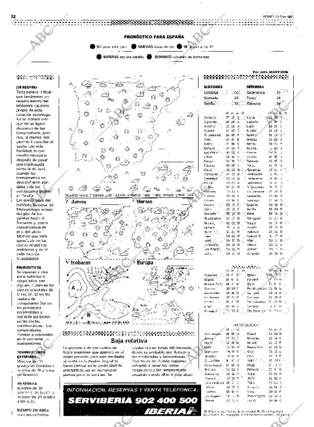 ABC SEVILLA 23-07-1999 página 32