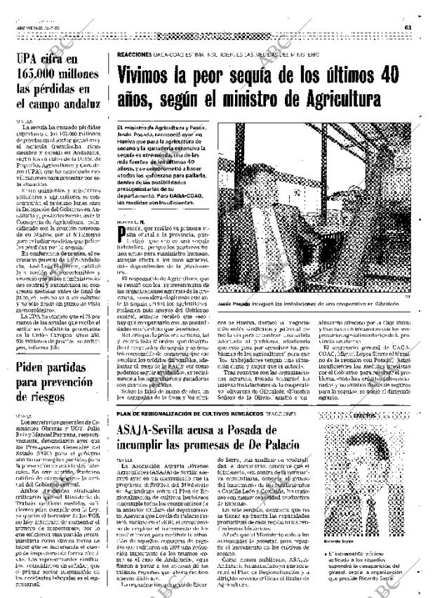 ABC SEVILLA 23-07-1999 página 63