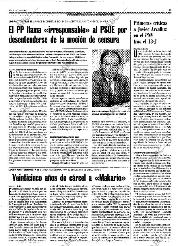 ABC SEVILLA 27-07-1999 página 19