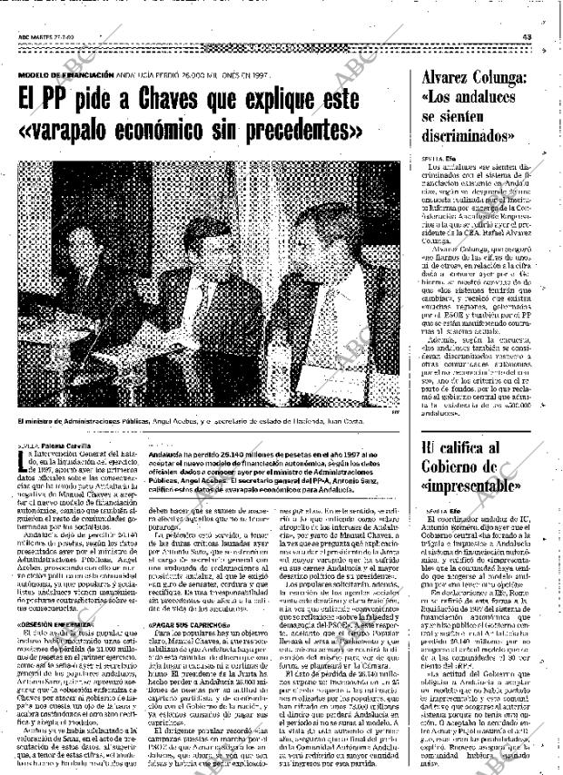 ABC SEVILLA 27-07-1999 página 43