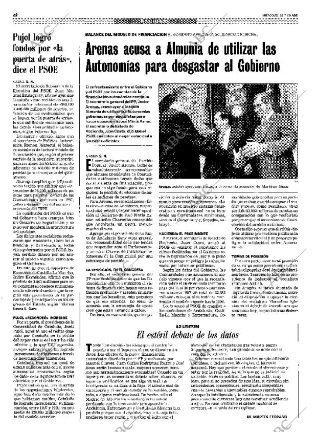 ABC MADRID 28-07-1999 página 22