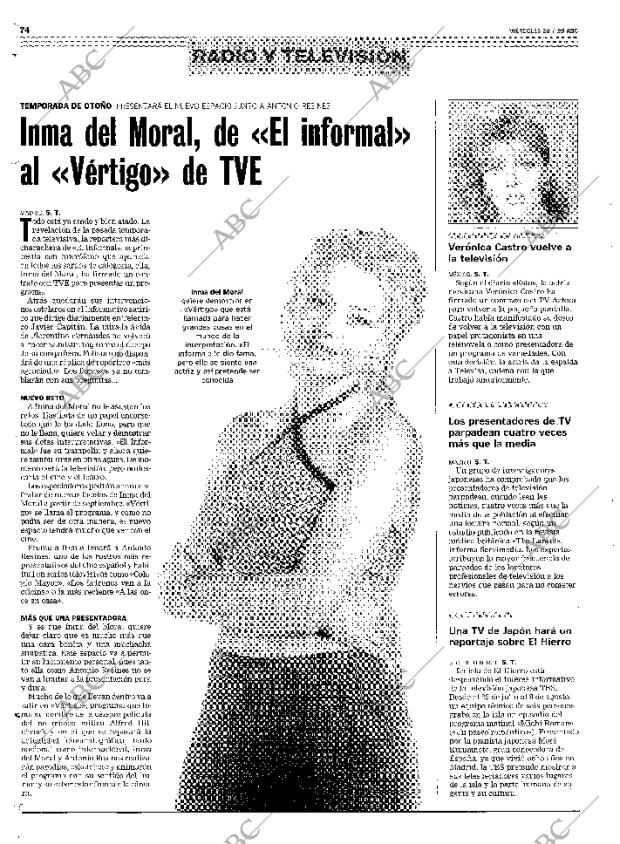 ABC MADRID 28-07-1999 página 74