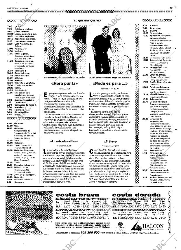 ABC MADRID 28-07-1999 página 77