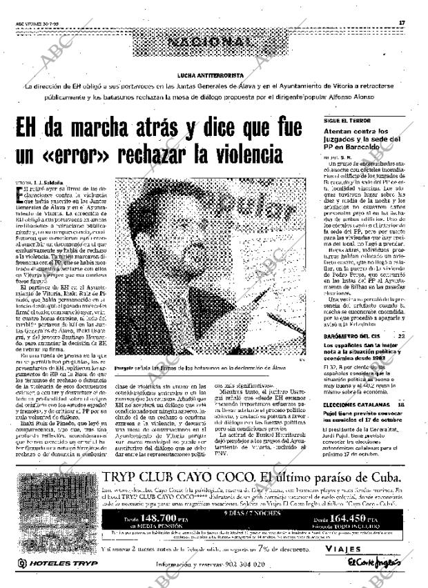 ABC MADRID 30-07-1999 página 17