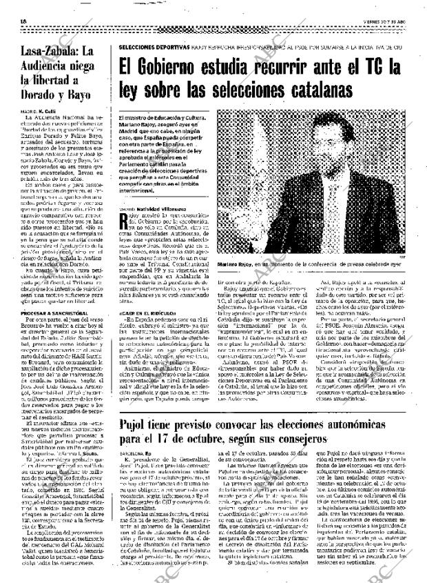 ABC MADRID 30-07-1999 página 18