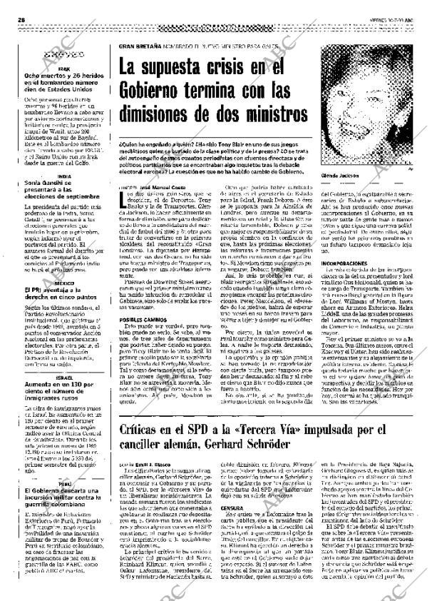 ABC MADRID 30-07-1999 página 28