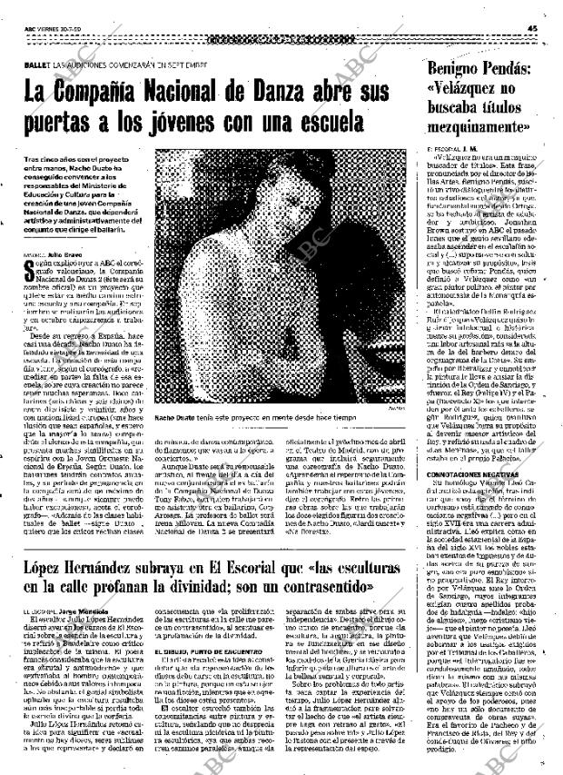 ABC MADRID 30-07-1999 página 45