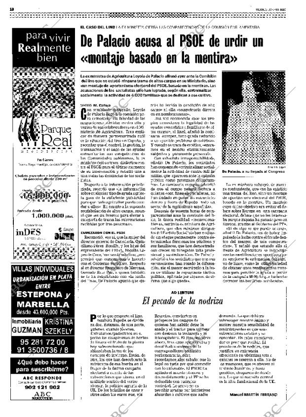 ABC SEVILLA 30-07-1999 página 18
