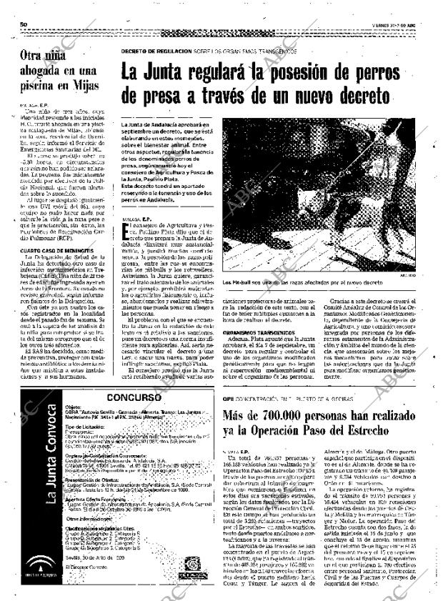 ABC SEVILLA 30-07-1999 página 50