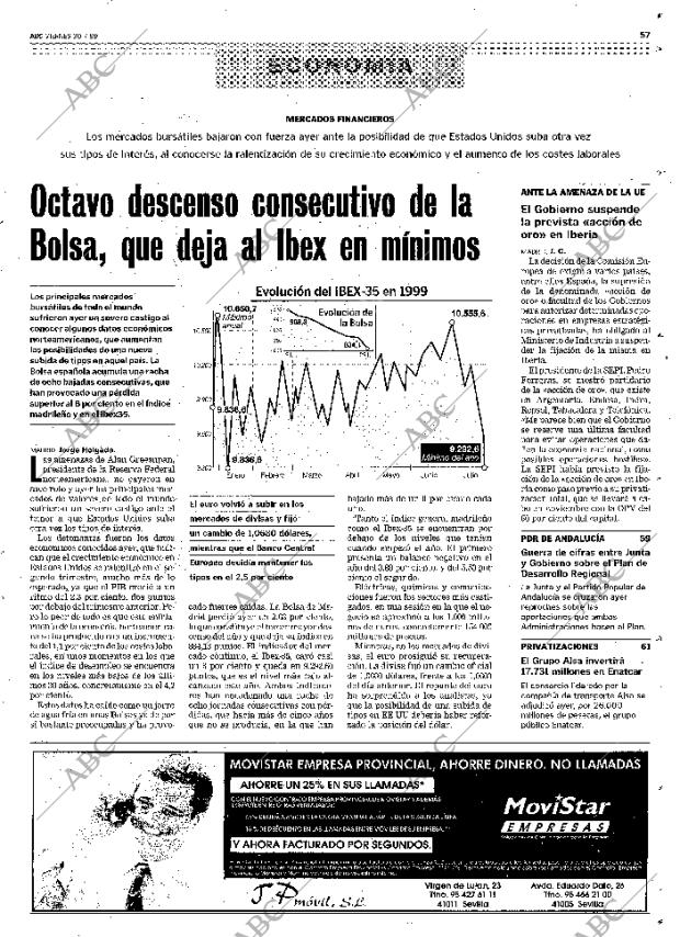 ABC SEVILLA 30-07-1999 página 57