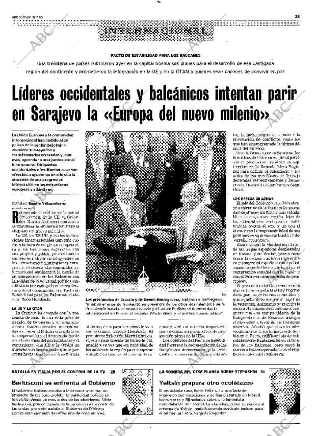 ABC MADRID 31-07-1999 página 25