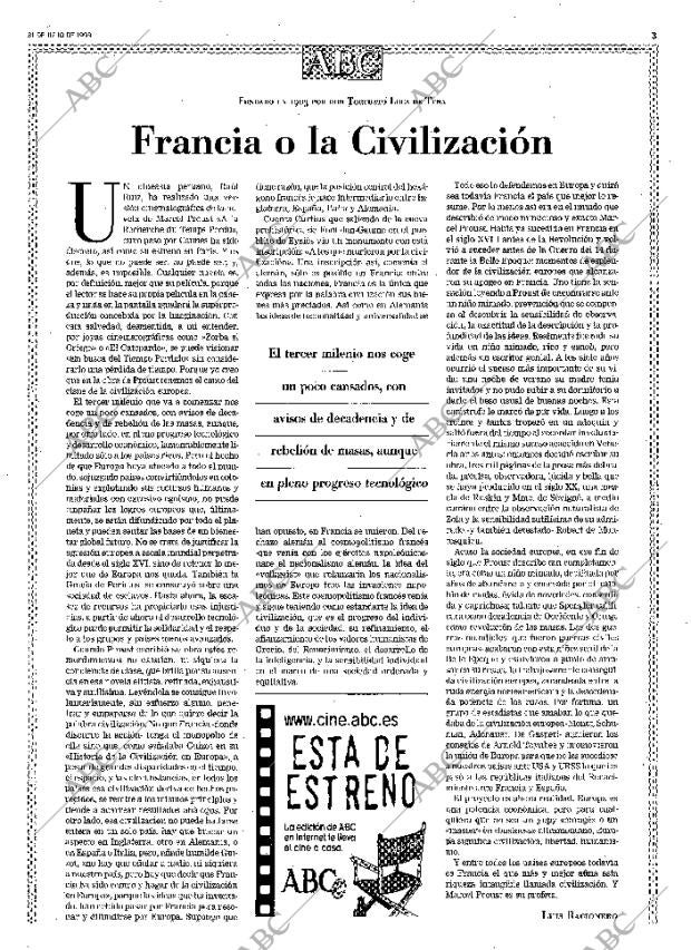 ABC MADRID 31-07-1999 página 3