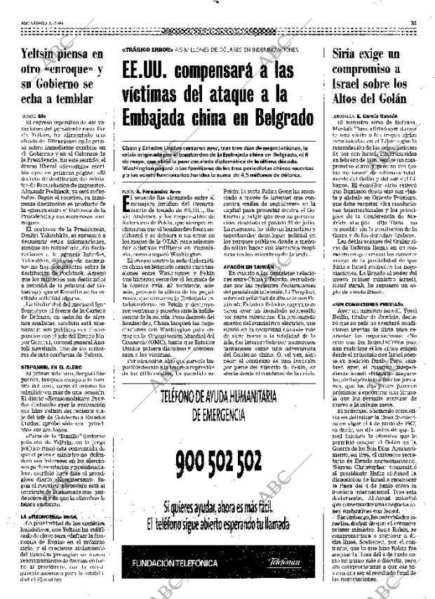 ABC MADRID 31-07-1999 página 31