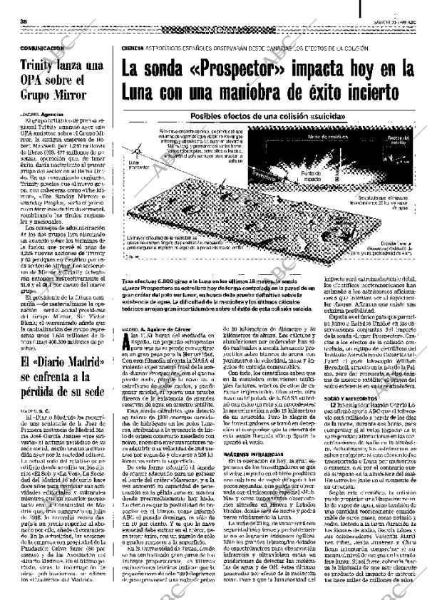 ABC MADRID 31-07-1999 página 38