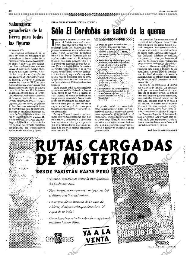ABC MADRID 31-07-1999 página 42